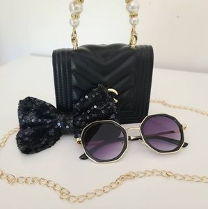 Mini Purse with Bow and Sunglasses